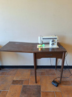 Sewing machine table