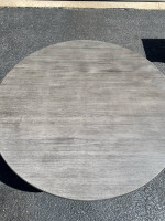 Gray Round Coffee Occasional Table
