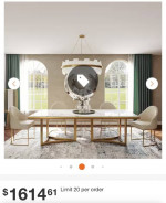 Dining table and  6chairs(new)