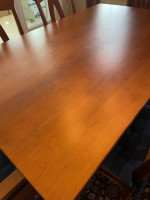 Custom Amish Made table w/ chairs and more !