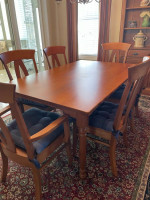 Custom Amish Made table w/ chairs and more !