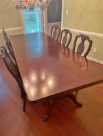 Dining Table Solid Cherry 6 Chairs
