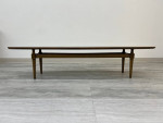 MID-CENTURY MODERN COFFEE TABLE 72" LONG ~ SURFBOARD STYLE