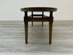 MID-CENTURY MODERN COFFEE TABLE 72" LONG ~ SURFBOARD STYLE