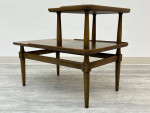 MID-CENTURY MODERN STEP-UP END TABLE / NIGHTSTAND