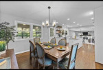 Wood dining kitchen table 72 x 42