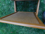 Baumritter square end table 22 x 22 Formica