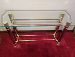 Glass rectangular table