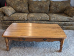 COFFEE TABLE WITH DRAWER – SOLID WOOD