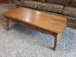 COFFEE TABLE WITH DRAWER – SOLID WOOD