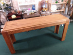 Long Oak Sofa Table