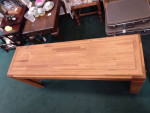 Long Oak Sofa Table