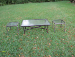 Patio Coffee Table and Two End Tables