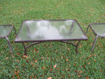 Patio Coffee Table and Two End Tables