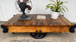 industrial cart/coffee table