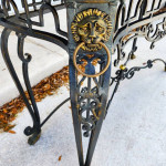 MAITLAND SMITH French Console Table Brass Tessellated Marble