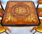 Notturno Intariso Casino Game Table Chairs Italian