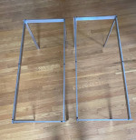 Arne Jacobsen VTG MCM Chrome Table Bases