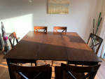Pub table with 6 stools