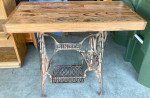 Antique Singer Sewing Machine Base Table