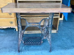 Antique Singer Sewing Machine Base Table