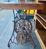 Antique Singer Sewing Machine Base Table