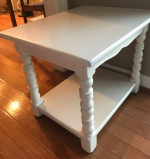 Side Table End Table Nightstand with shelf