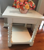 Side Table End Table Nightstand with shelf