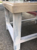 Small Genuine Marble Top Coffee Table