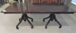 Double pedestal dining table-Naples