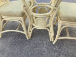 REDUCEDFactory painted 36” table & 2 chairs-Naples