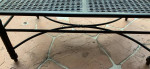 Metal outdoor coffee table-Naples