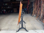 Stunning antique cast iron drafting table