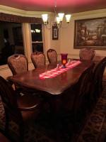 Elegant Formal Dining Room Table, 8 Chairs And Hutch