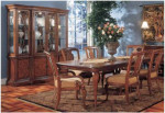 Dining Room Set, Table, China Cabinet, Side Board 8 Chairs & Table Pad