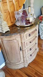 HIGH END CONSOLE TABLE ENTRANCE TABLE WITH GRANITE