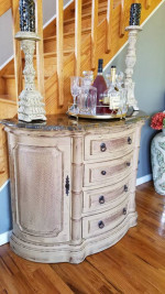 HIGH END CONSOLE TABLE ENTRANCE TABLE WITH GRANITE