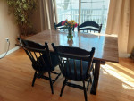 5pc Farmhouse Dining Table Set