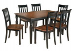 Ralene Counter Height Dining Table and 6 Barstools