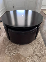 Macys living room table and chairs set
