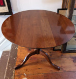 Harden Cherry Pedestal Lamp End Table