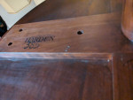 Harden Cherry Pedestal Lamp End Table