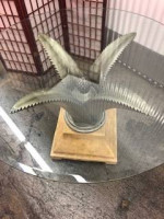 GLASS TABLE, NEW