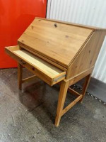 COMPUTER / WRITING TABLE, SOLID WOOD, NEW INPLASTIC