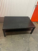 COFFEE TABLE, DARK BROVN, NEW