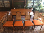 MCM Dining Table and chairs Mid Century Modern