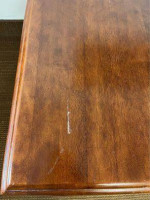 Solid wood side table with drawer. Accent table. End table
