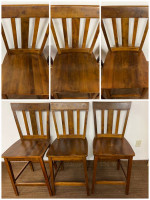 Tall 38” Square Dining Table and 3 Chairs. Hightop Dinette 3 Chairs