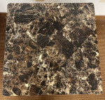 Signature Design by Ashley Paintsville Faux Marble Side Table. Faux Marble Accen