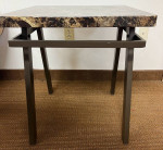 Signature Design by Ashley Paintsville Faux Marble Side Table. Faux Marble Accen